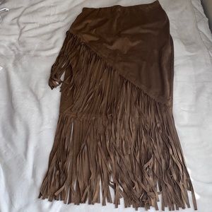 Fringe skirt